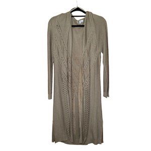 Katie's Kloset Long BOHO Open Front Sweater XL